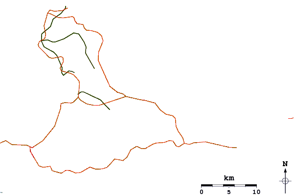 Carreteras y ríos cerca de Anse A la Bouelle