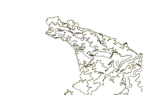 Costa alrededor de  Anse de Vauville