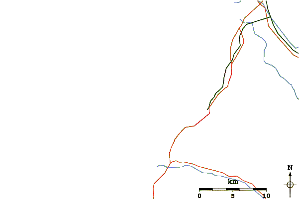 Carreteras y ríos cerca de Asilomar