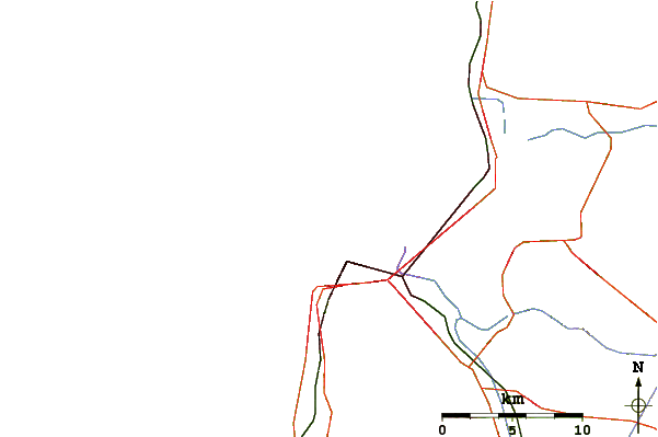 Carreteras y ríos cerca de BackDoor (Haifa)