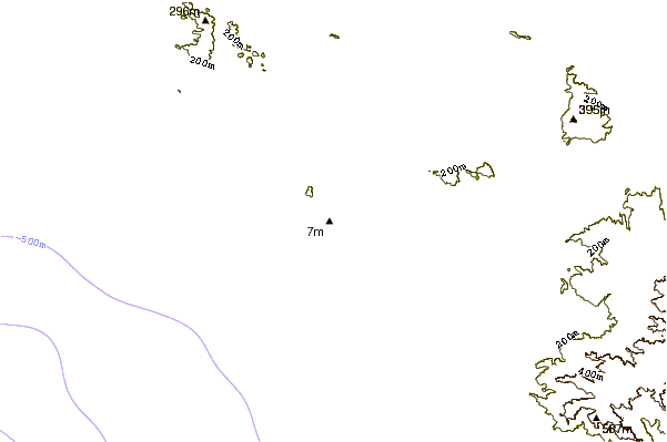 Costa alrededor de Bahia Tortugas (Turtle Bay)