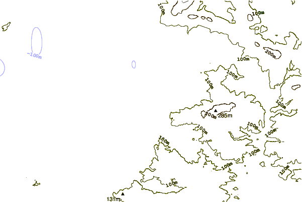 Costa alrededor de Baie de Douarnenez