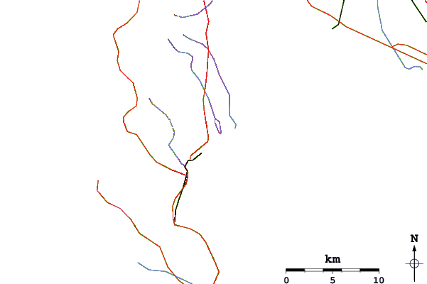 Carreteras y ríos cerca de Baileys Cottage Reef