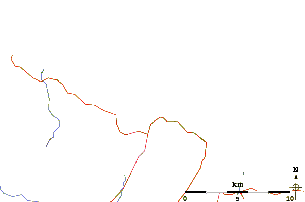 Carreteras y ríos cerca de Balnakiel Bay