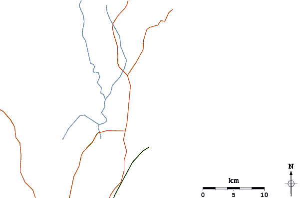 Carreteras y ríos cerca de Barra de Ibiraquera