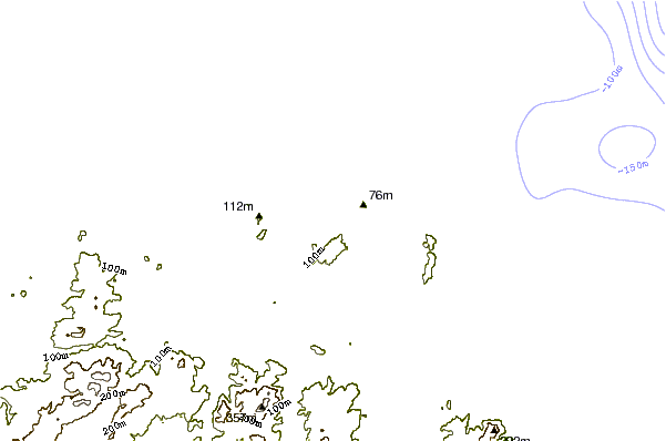 Costa alrededor de Bassa Trinita