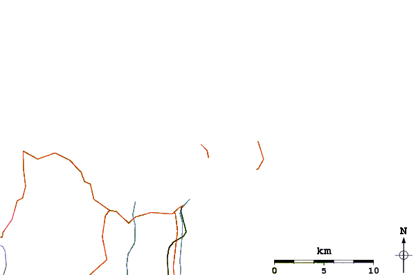 Carreteras y ríos cerca de Bassa Trinita