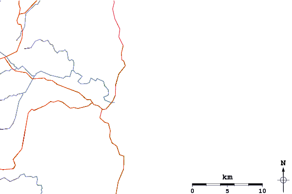 Carreteras y ríos cerca de Beer Barrel Beach