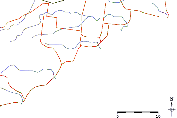Carreteras y ríos cerca de Bells Beach - Bowl