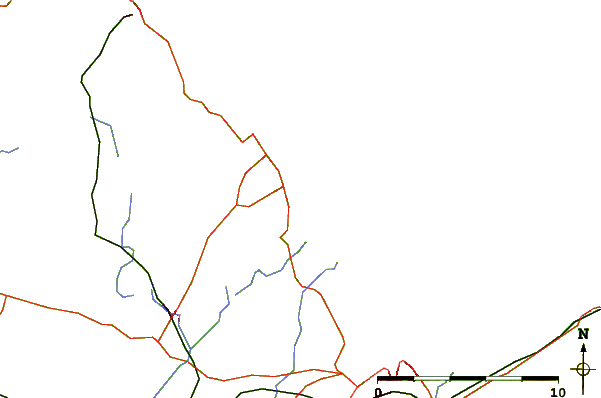 Carreteras y ríos cerca de Benllech Bay