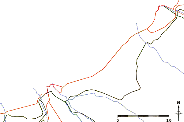 Carreteras y ríos cerca de Berneval