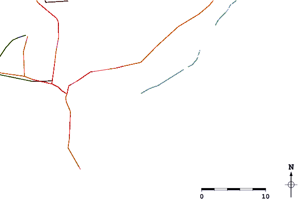 Carreteras y ríos cerca de Berts Bar