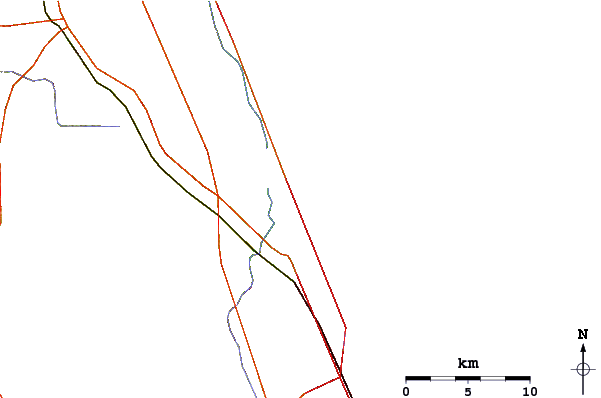 Carreteras y ríos cerca de Bicentenial Park