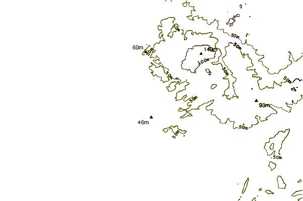 Costa alrededor de Blancs Sablons