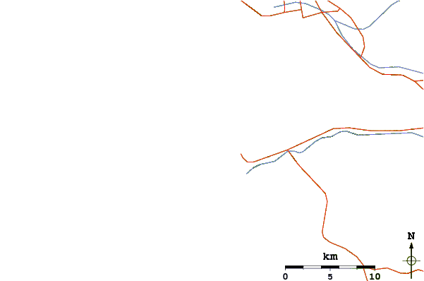 Carreteras y ríos cerca de Boca De Santo Tomas