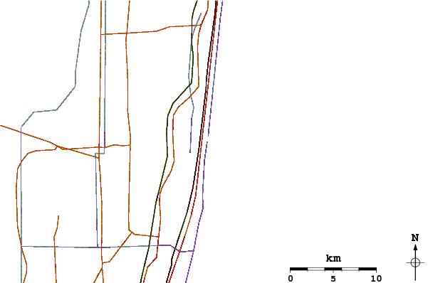 Carreteras y ríos cerca de Boca Raton Inlet