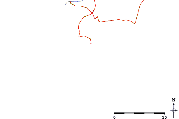 Carreteras y ríos cerca de Bolt Head