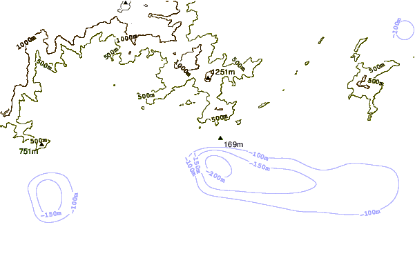 Costa alrededor de Brava do Camburi Oeste