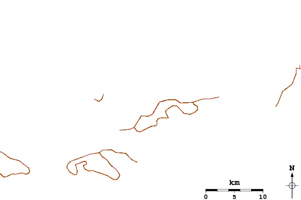 Carreteras y ríos cerca de Brewers Bay