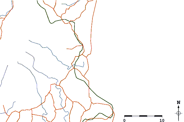 Carreteras y ríos cerca de Brunswick River-South