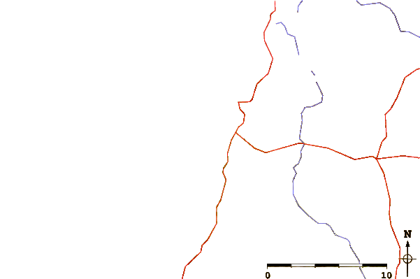 Carreteras y ríos cerca de Bude