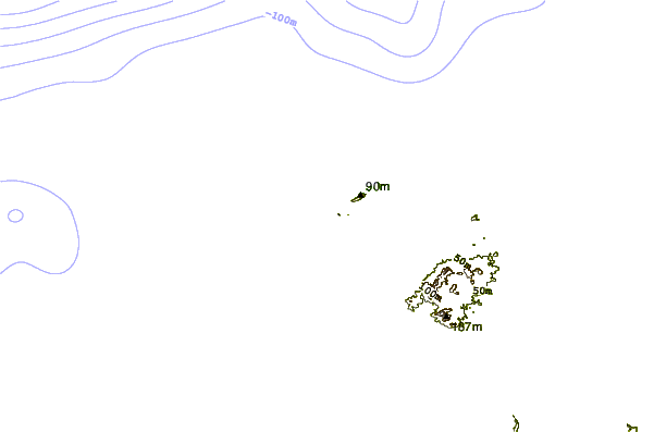 Costa alrededor de Cabo de la Vela