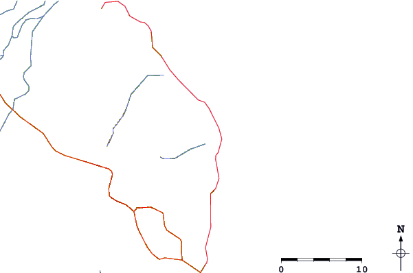 Carreteras y ríos cerca de Cabo Pulmo