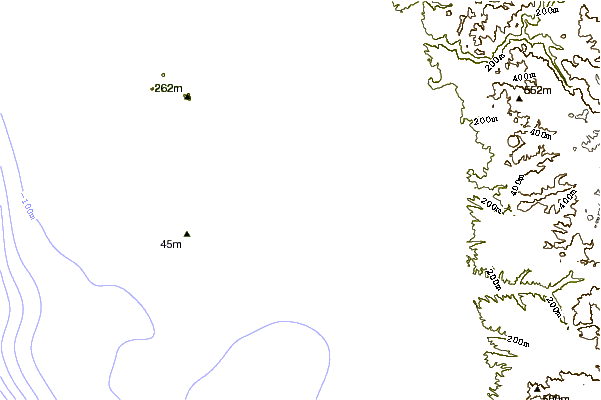 Costa alrededor de Cabo San Quintin