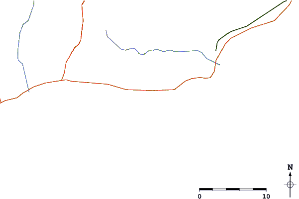 Carreteras y ríos cerca de Puerto Cabopino