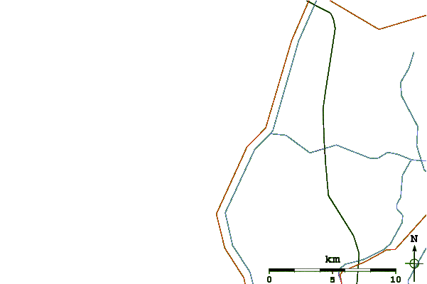 Carreteras y ríos cerca de Camperduin