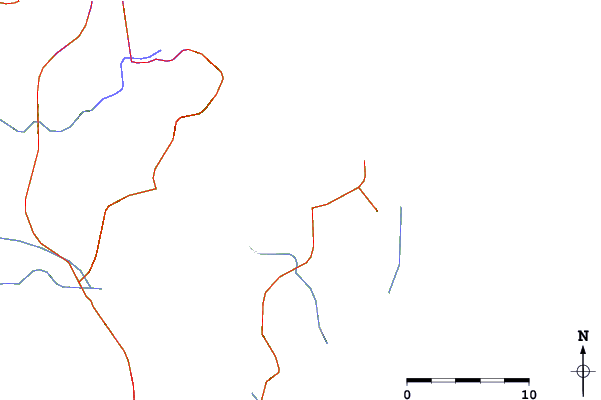 Carreteras y ríos cerca de Canasvieiras