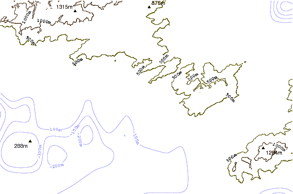 Costa alrededor de Canto do Moreira