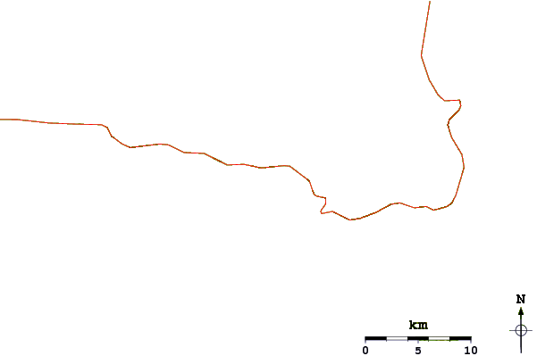 Carreteras y ríos cerca de Canto do Moreira