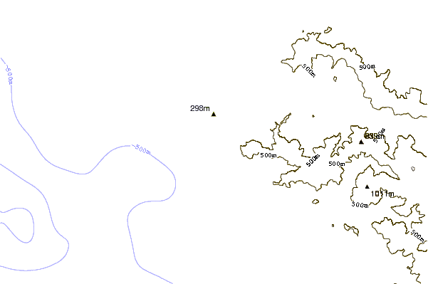 Costa alrededor de Cape Mendocino