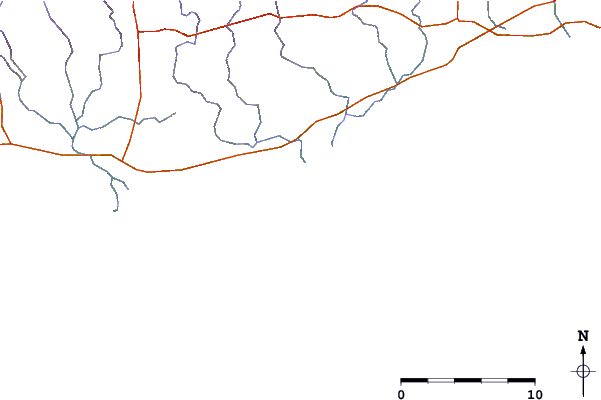 Carreteras y ríos cerca de Cape Young Husband