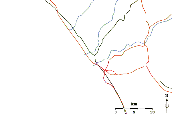 Carreteras y ríos cerca de Carlsbad City Beach