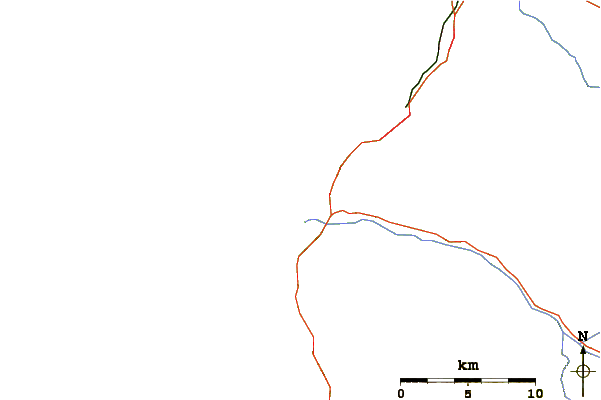 Carreteras y ríos cerca de Carmel Beach