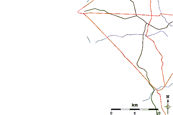 Carreteras y ríos cerca de Carolles