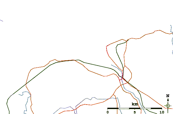 Carreteras y ríos cerca de Castlerock