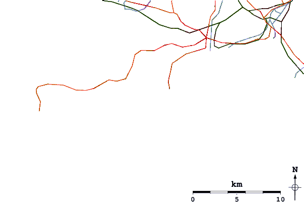 Carreteras y ríos cerca de Caswell Bay