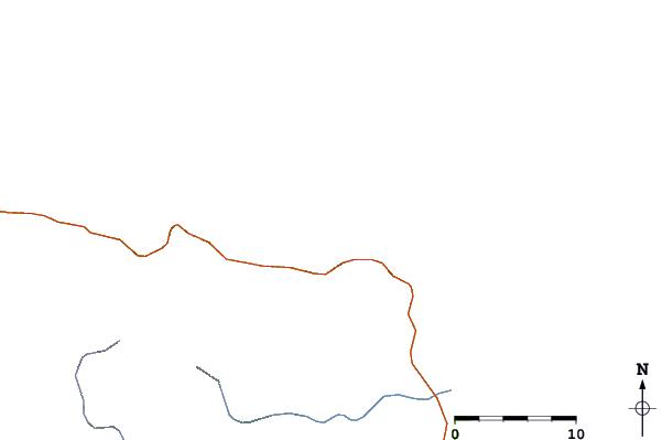 Carreteras y ríos cerca de Chirere