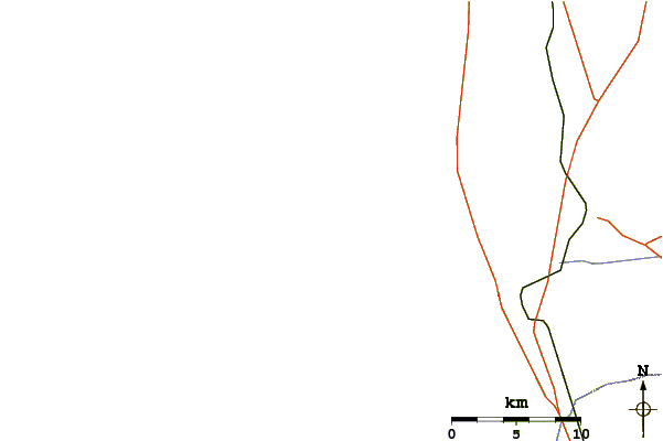 Carreteras y ríos cerca de Choralillo