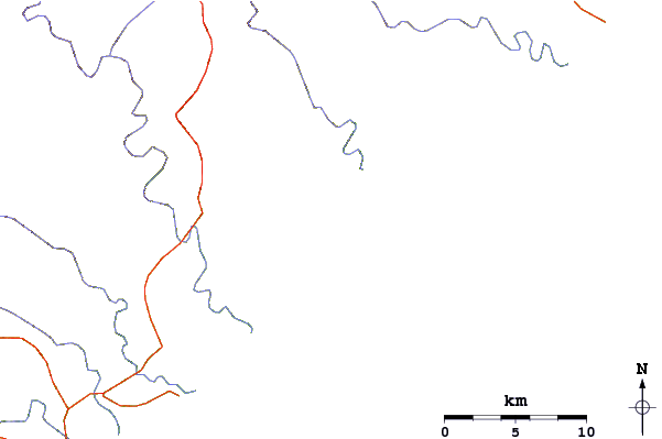 Carreteras y ríos cerca de Cintsa West