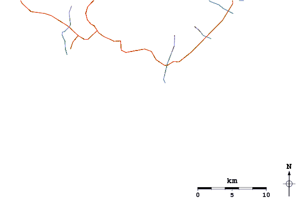 Carreteras y ríos cerca de Cipolla Pipeline