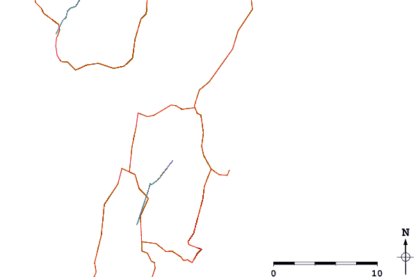 Carreteras y ríos cerca de Bruny Island - Coal Point