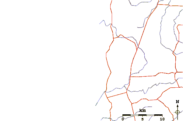 Carreteras y ríos cerca de Cobblestones