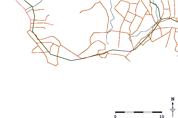 Carreteras y ríos cerca de Colac Bay