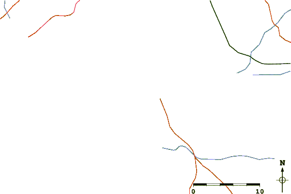 Carreteras y ríos cerca de Comporta