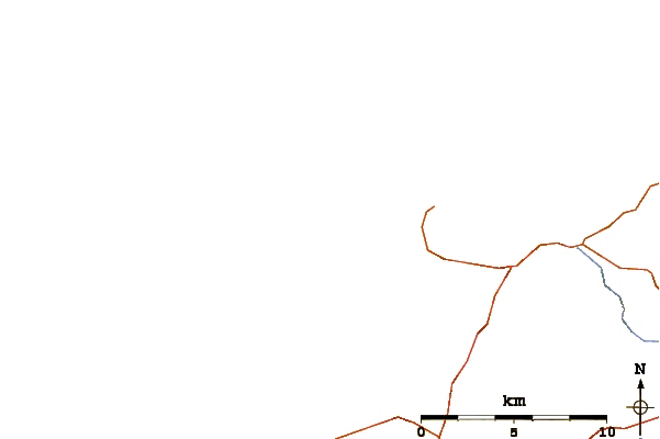 Carreteras y ríos cerca de Constantine Bay