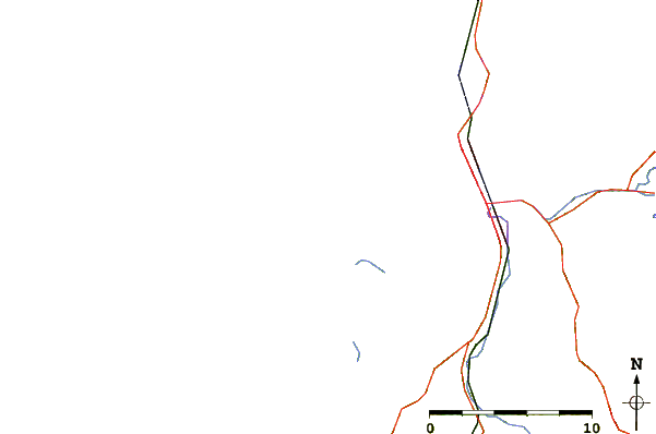 Carreteras y ríos cerca de Coos Bay North